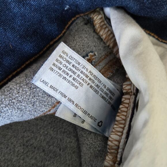 Universal Threads Dark Wash Skinny Jeans sz 12/31R - Picture 5 of 6